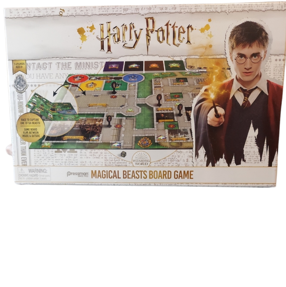 Pressman Harry Potter Magical Beasts Board Game NWOT